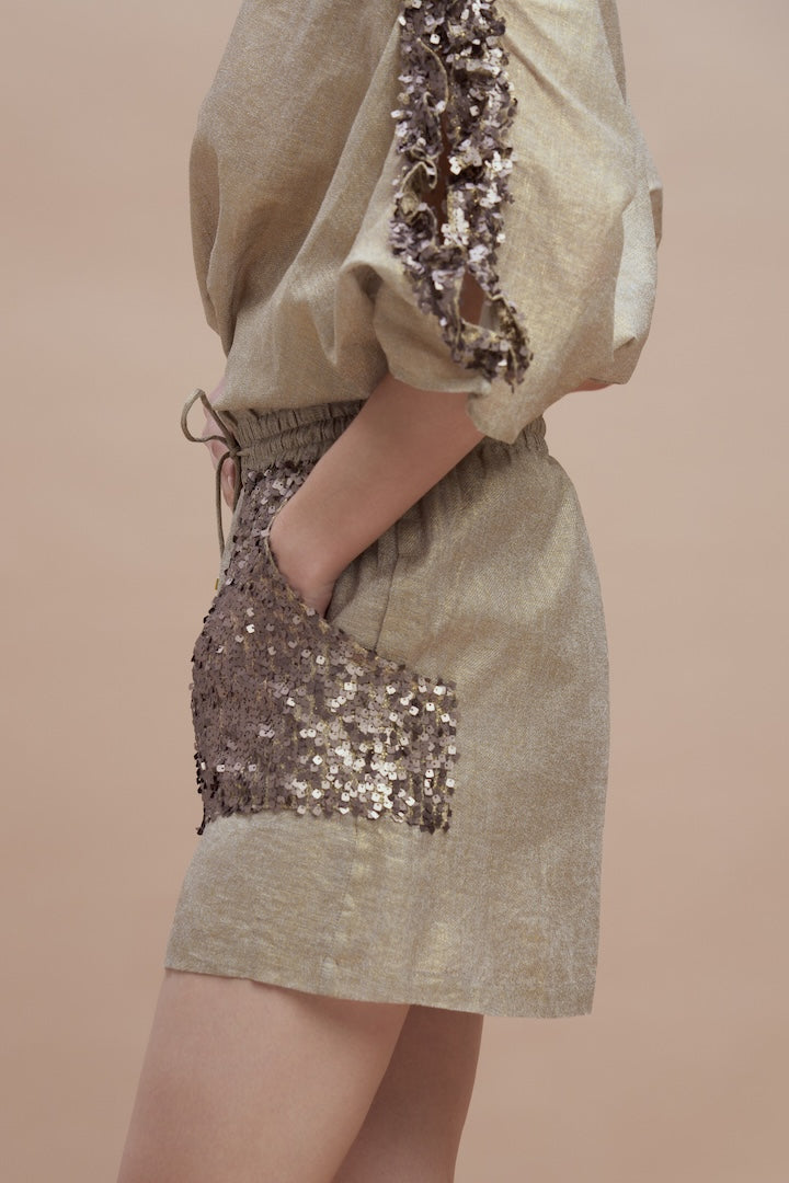 Woman Aster Shorts Natural Bronze 2000544 | Sana Osmani