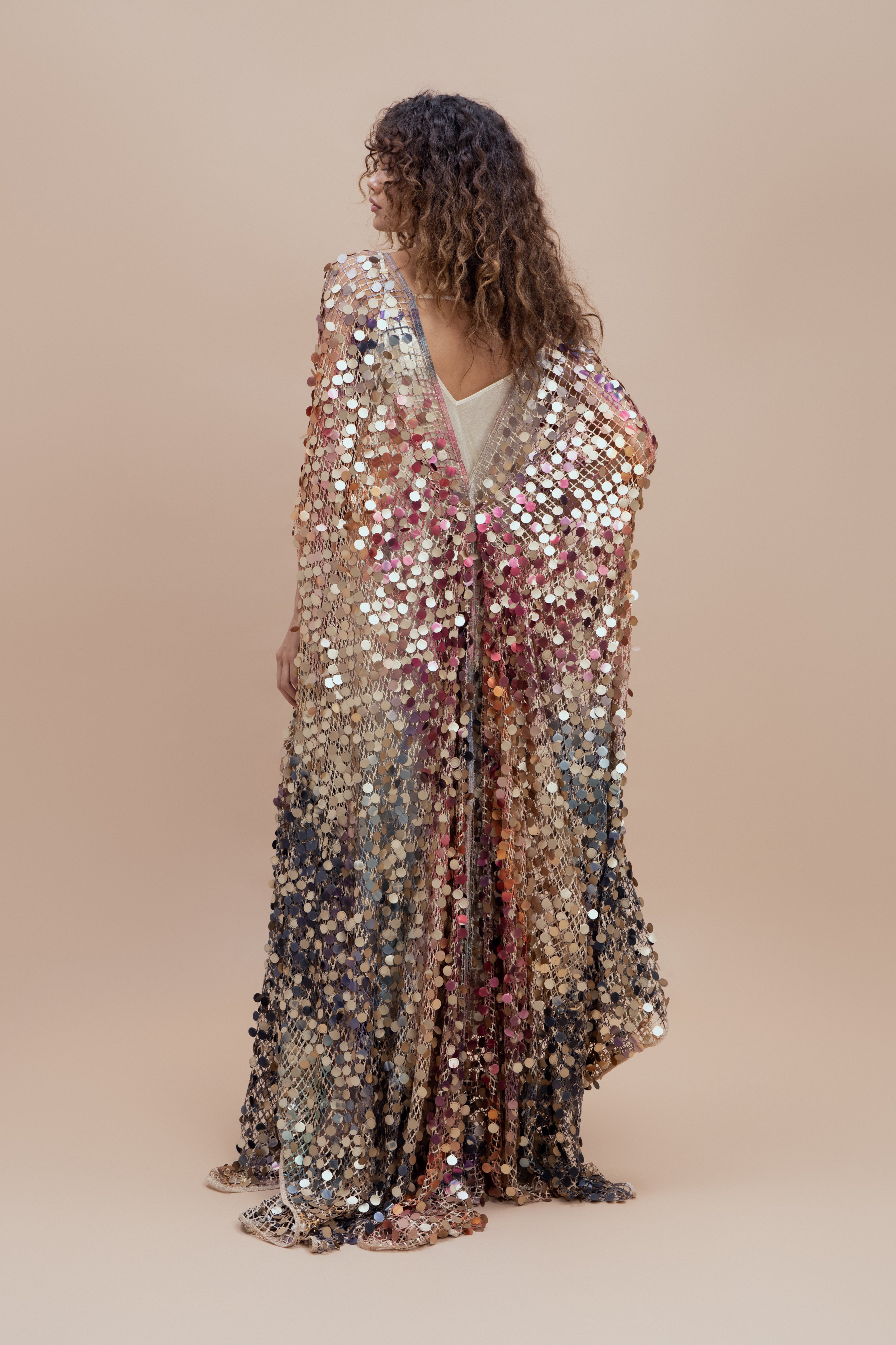 Woman DIVA KAFTAN Gold Sequin 2001881 | Sana Osmani