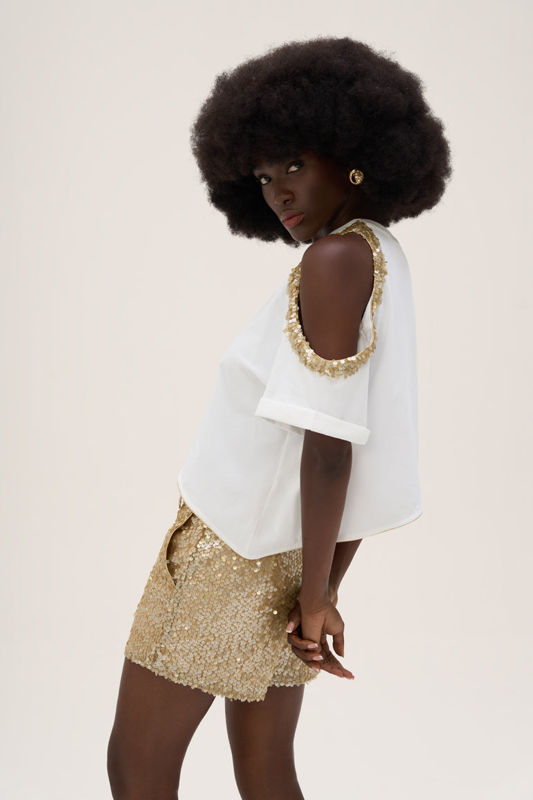 Woman GLOW TOP White 2002247 | Sana Osmani