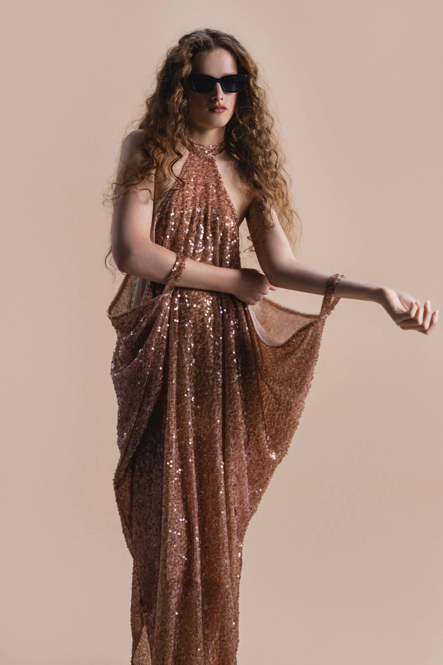 Woman HECATE Sequin DRESS CAMEO 2000060 | Sana Osmani
