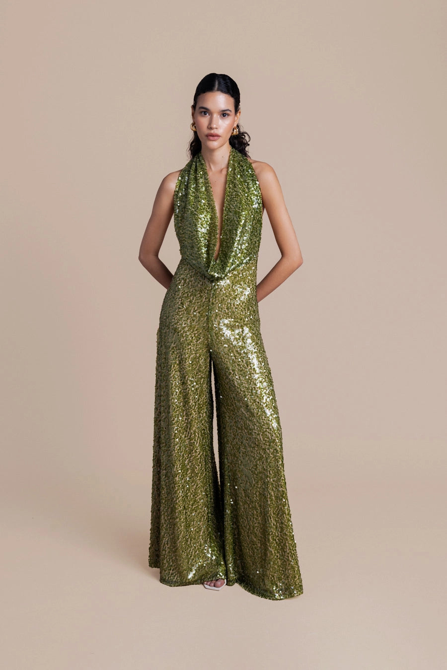 Woman Diana Jumpsuit Olive 2000788 | Sana Osmani