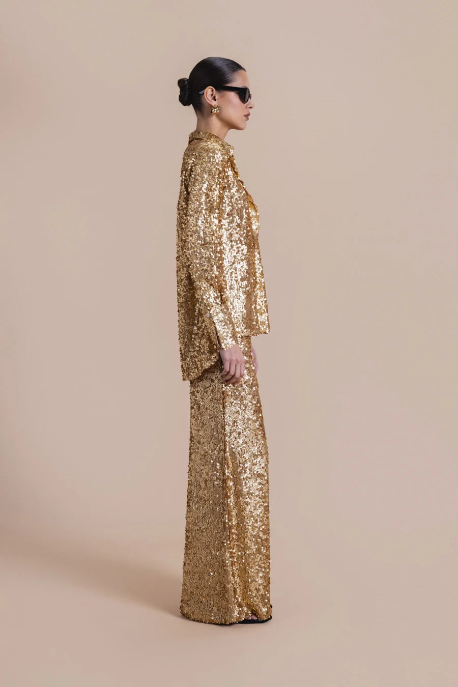 Woman Florian Long Sleeve Shirt Gold 2000947 | Sana Osmani