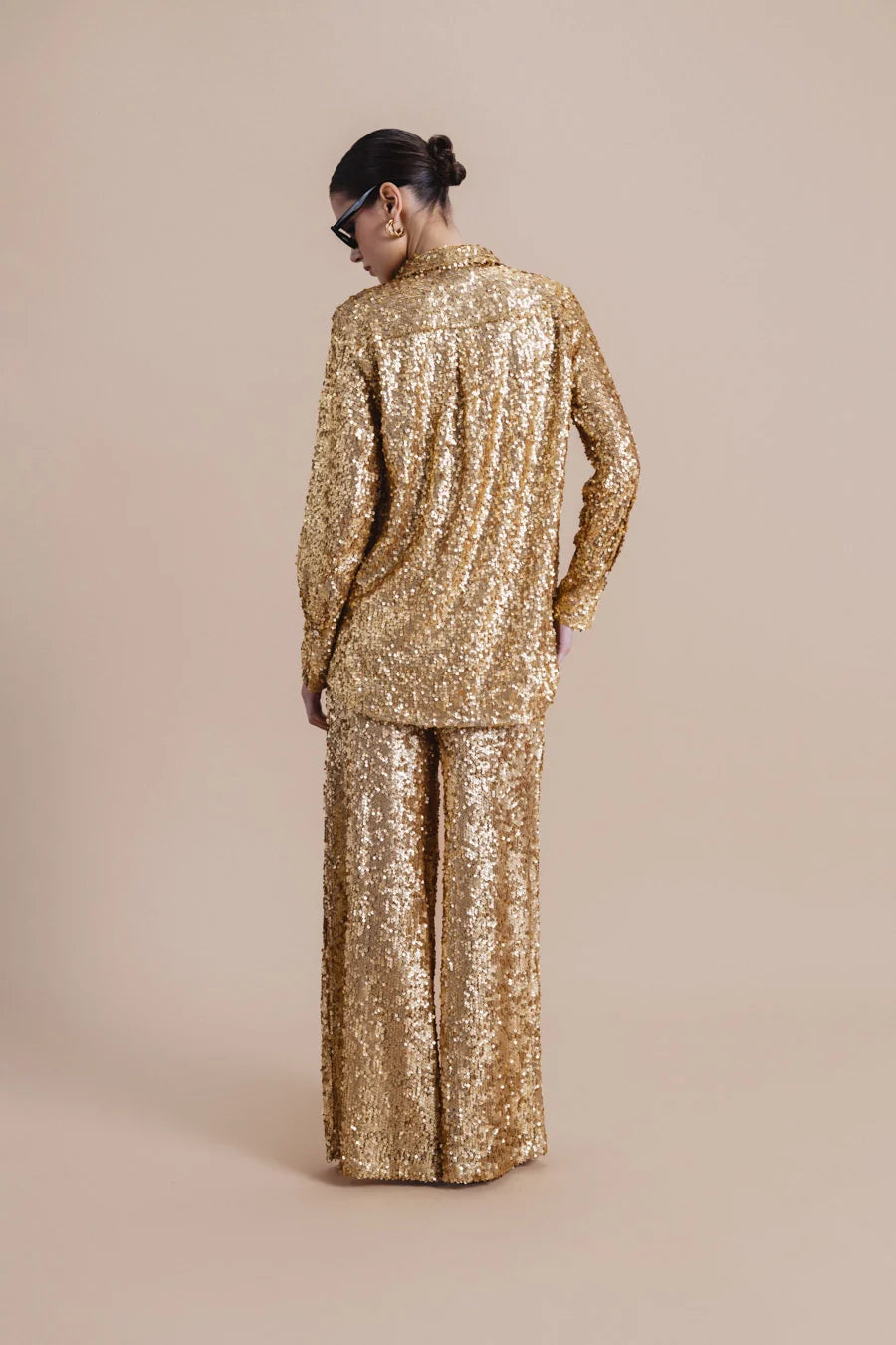 Woman Florian Long Sleeve Shirt Gold 2000947 | Sana Osmani