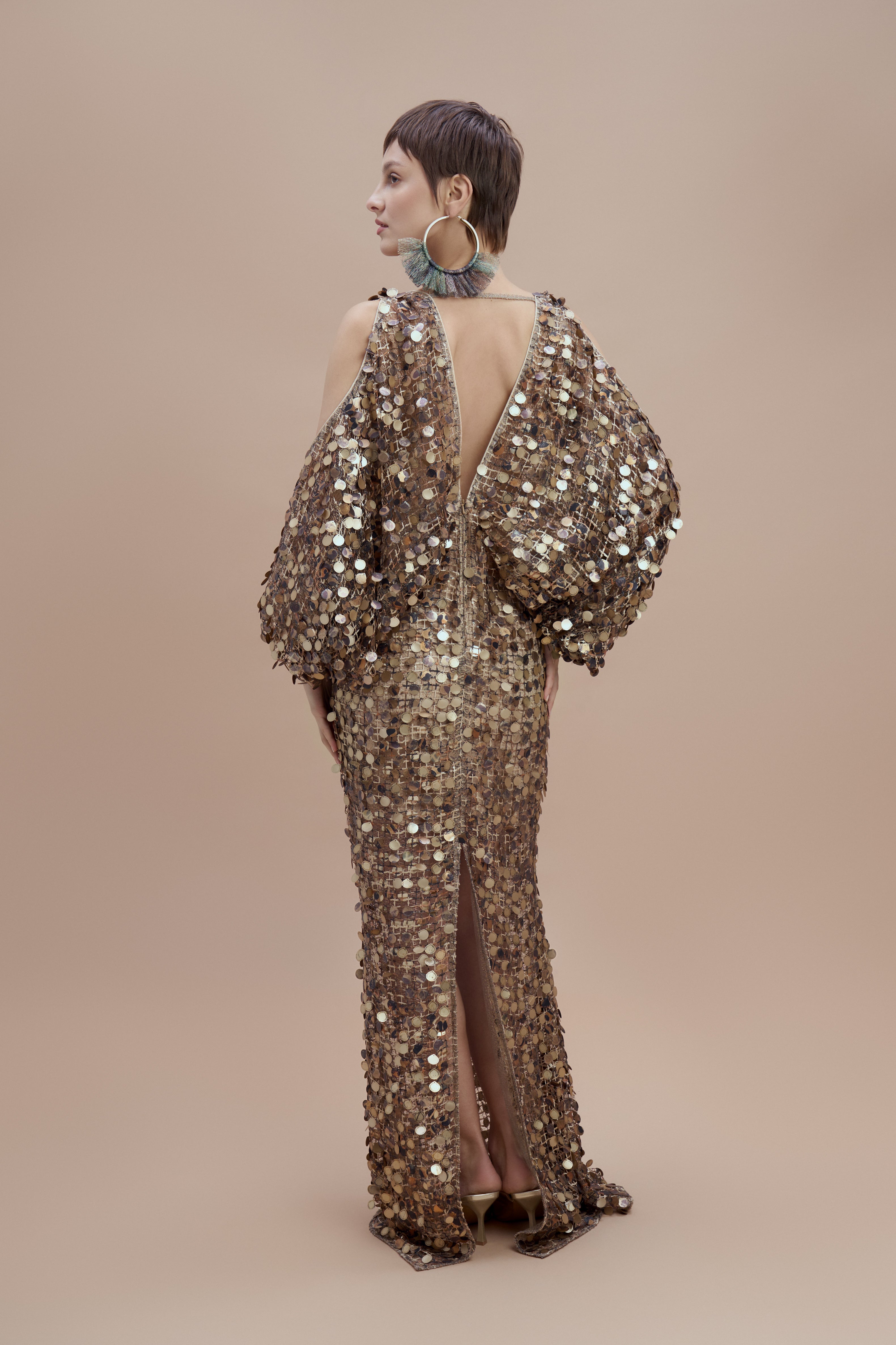 Woman MIMI SEQUIN DRESS Gold 2001902 | Sana Osmani