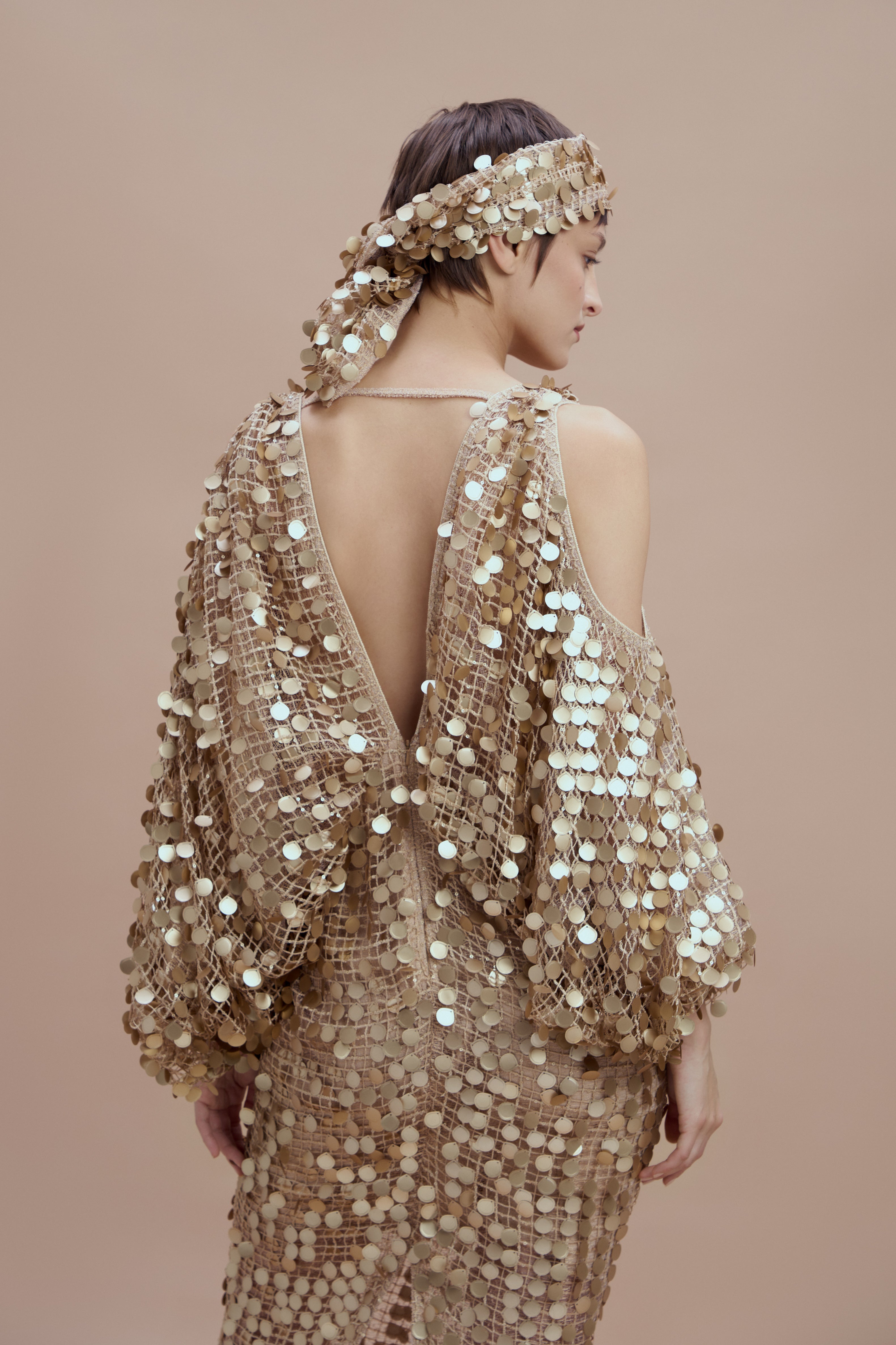 Woman MIMI SEQUIN DRESS Gold 2001902 | Sana Osmani