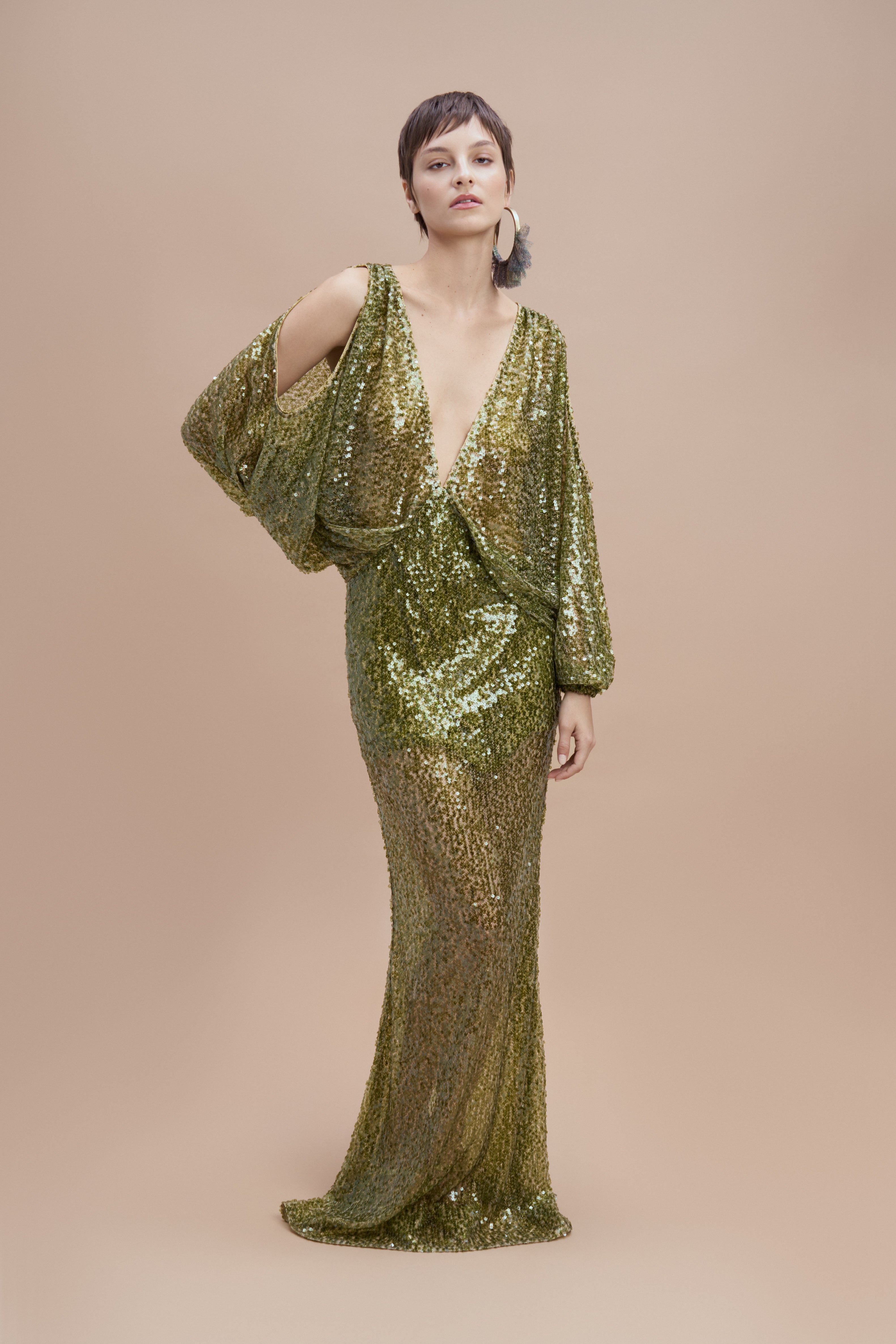 Woman MIMI SEQUIN DRESS Gold 2001902 | Sana Osmani