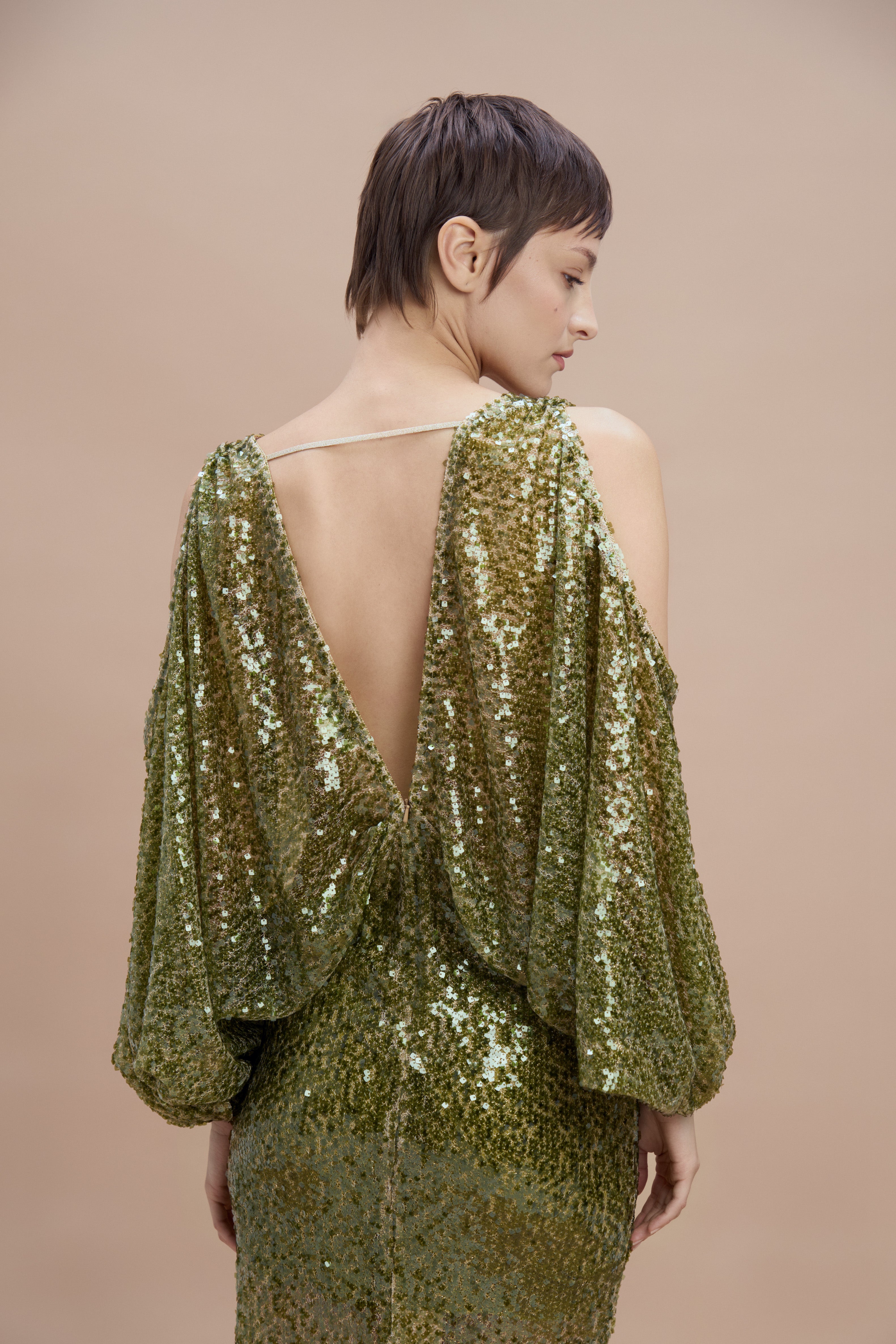 Woman MIMI SEQUIN DRESS Gold 2001902 | Sana Osmani