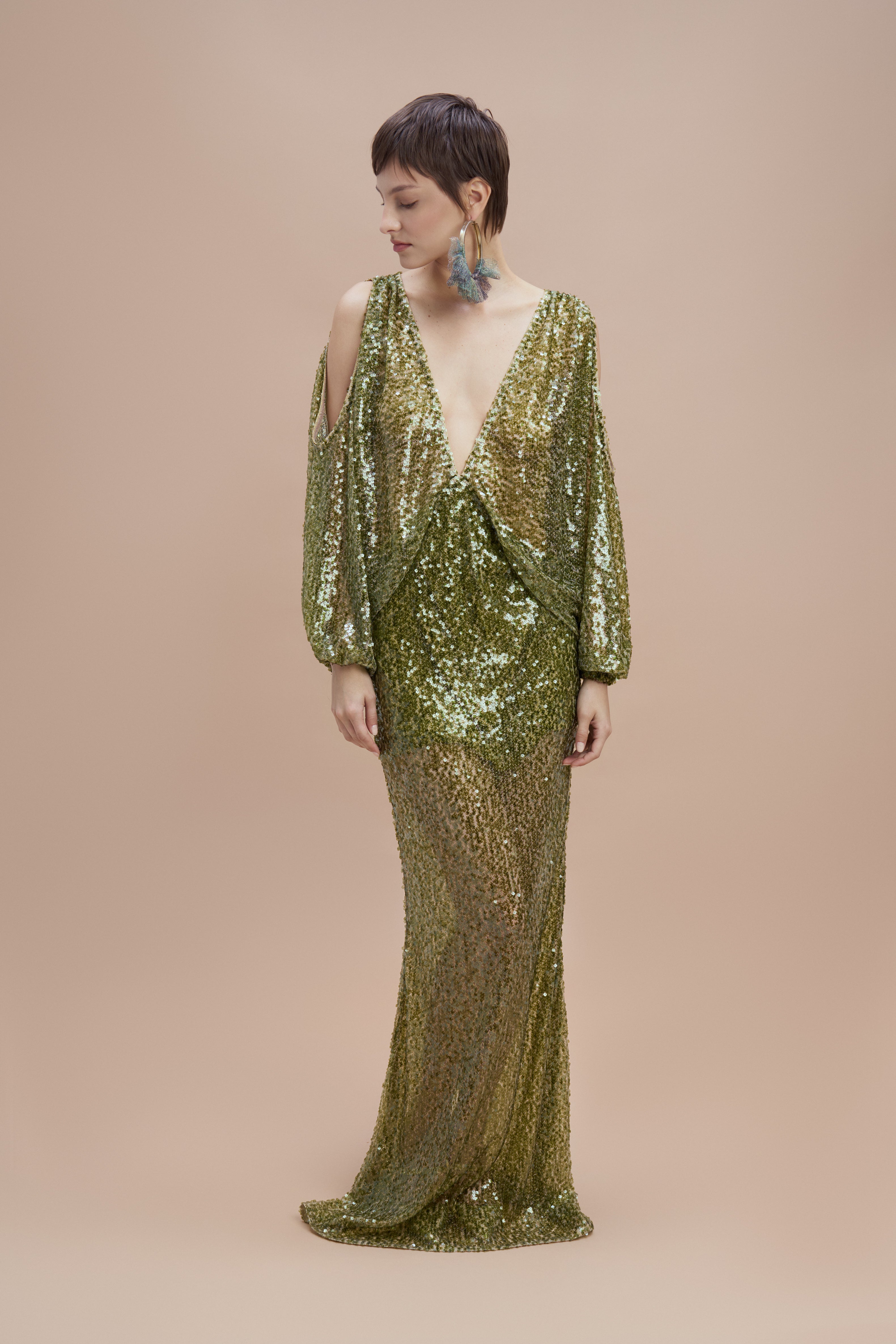 Woman MIMI SEQUIN DRESS Gold 2001902 | Sana Osmani