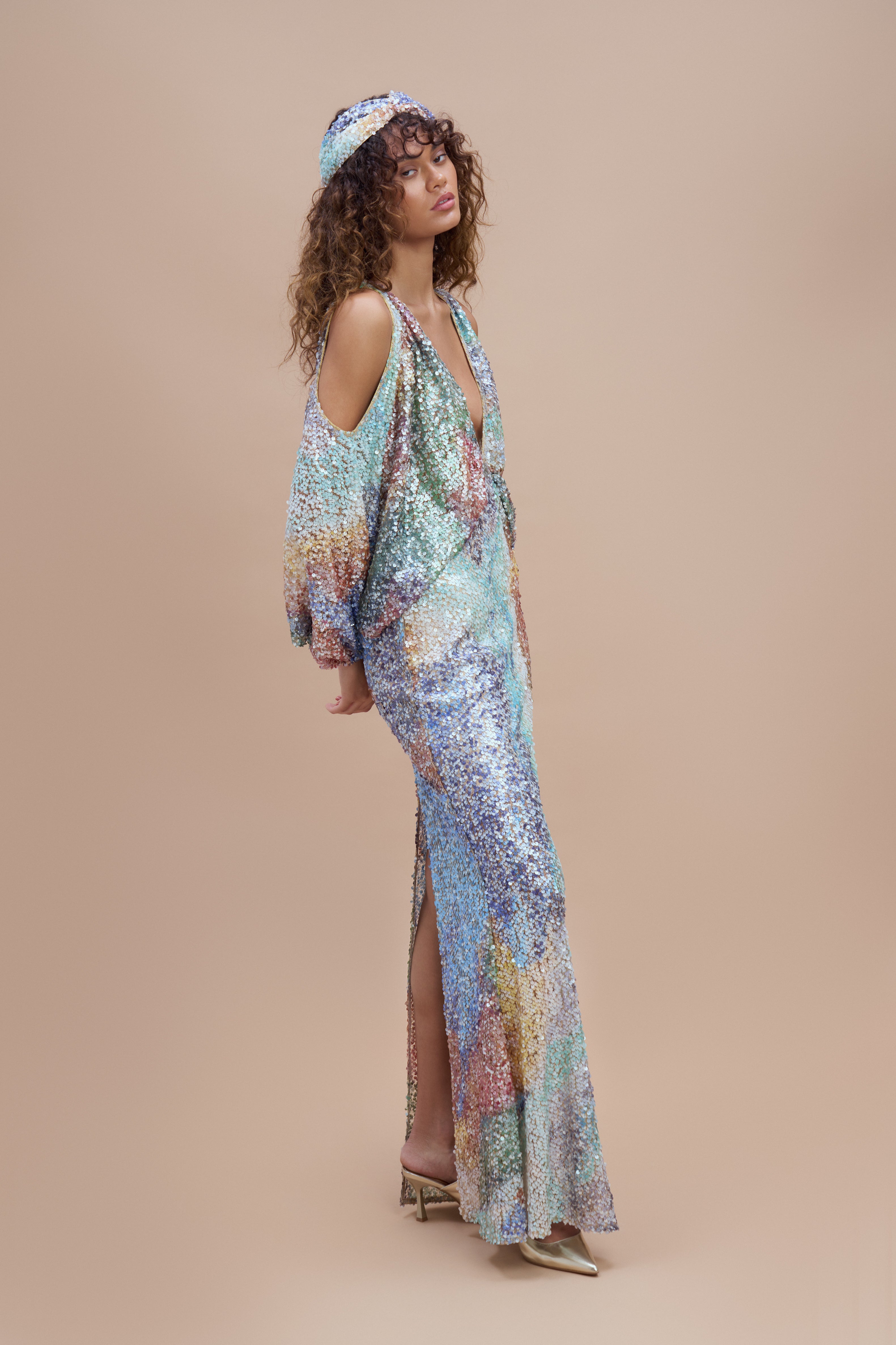 Woman MIMI SEQUIN DRESS Gold 2001902 | Sana Osmani