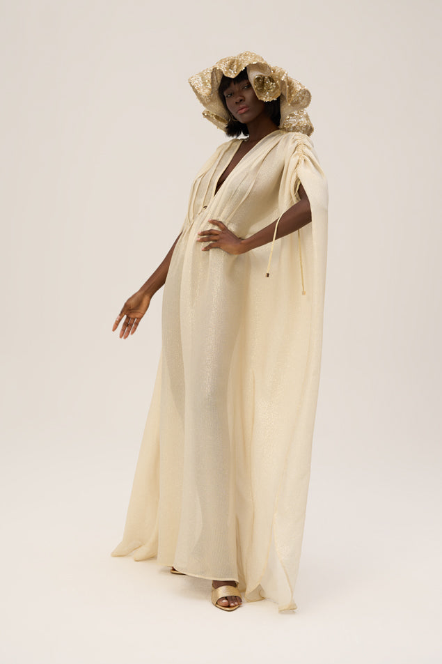 Woman Rhodes Kaftan Dress Aqua Green 2000999 | Sana Osmani