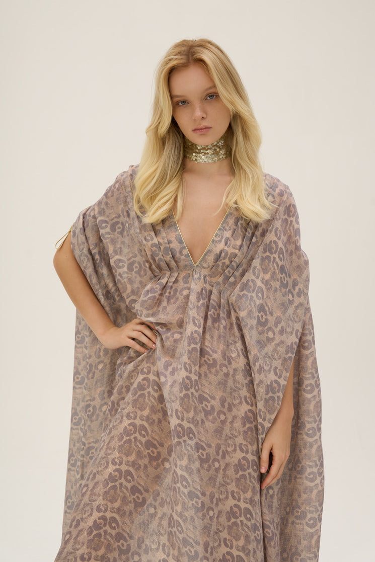 Woman Rhodes Kaftan Dress Aqua Green 2000999 | Sana Osmani