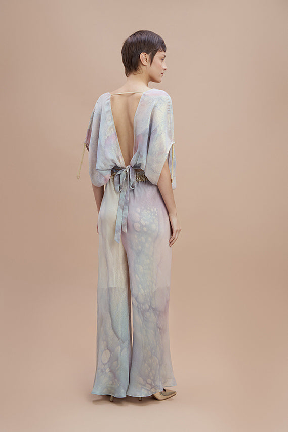 Woman SIA Shirt and Pants SET Mother Pearl 2001855 | Sana Osmani