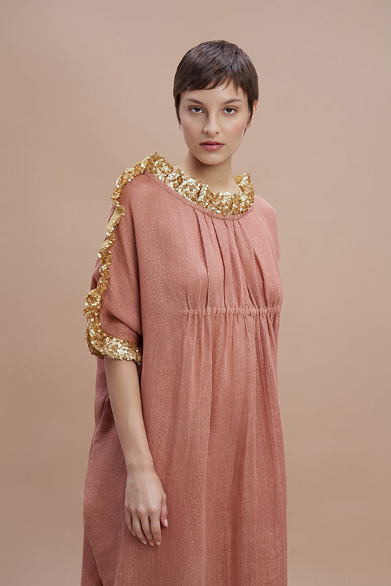 Woman ZELDA Kaftan NATURAL GOLD 2000369 | Sana Osmani