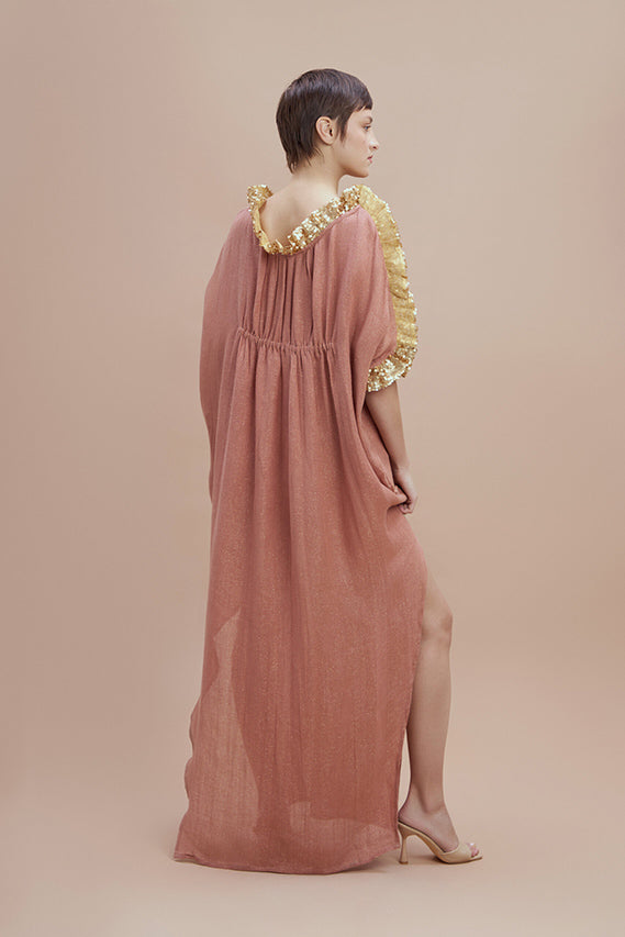 Woman ZELDA Kaftan NATURAL GOLD 2000369 | Sana Osmani