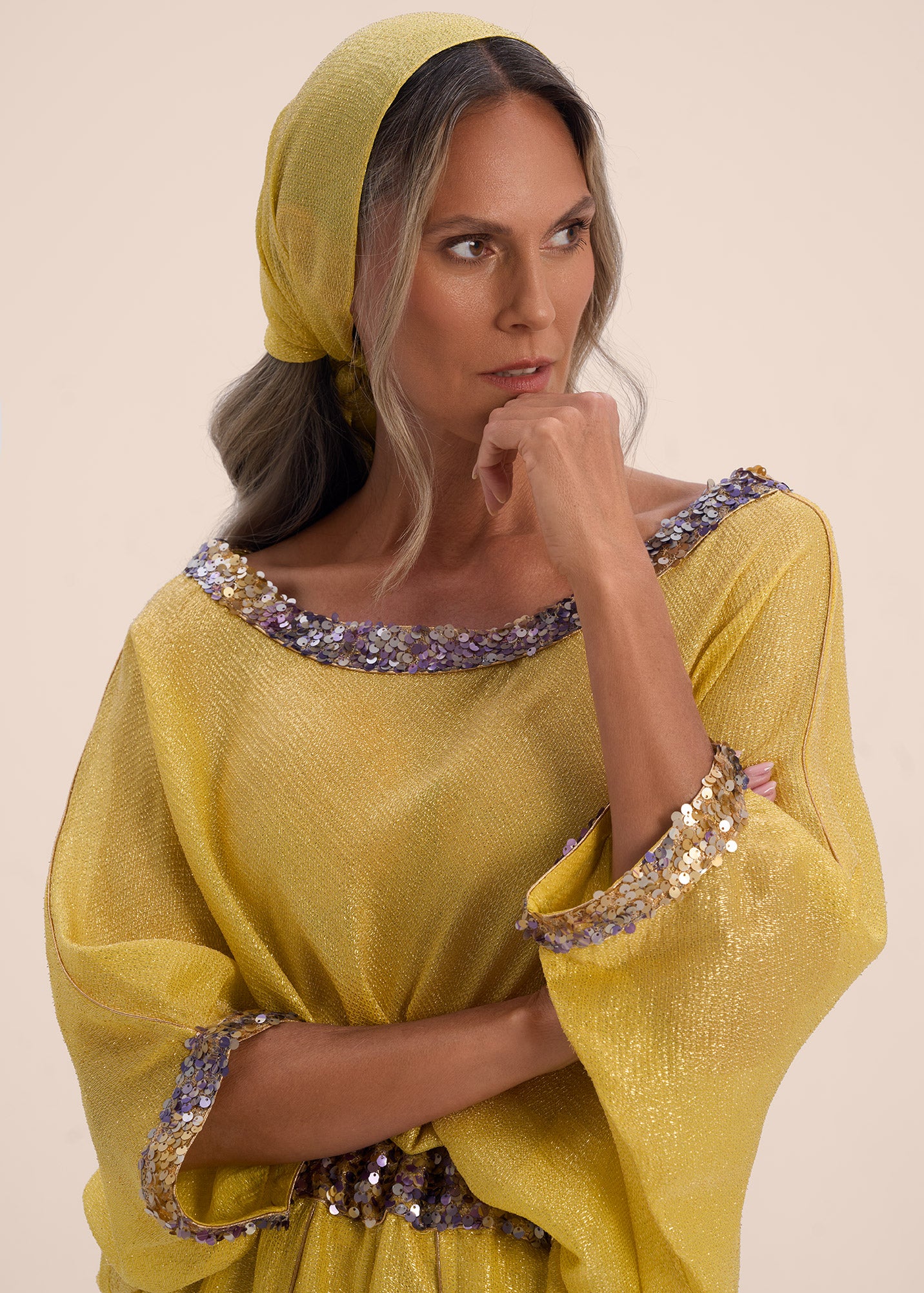 Woman AURA SILK BANDANA Toffee 2002771 | Sana Osmani