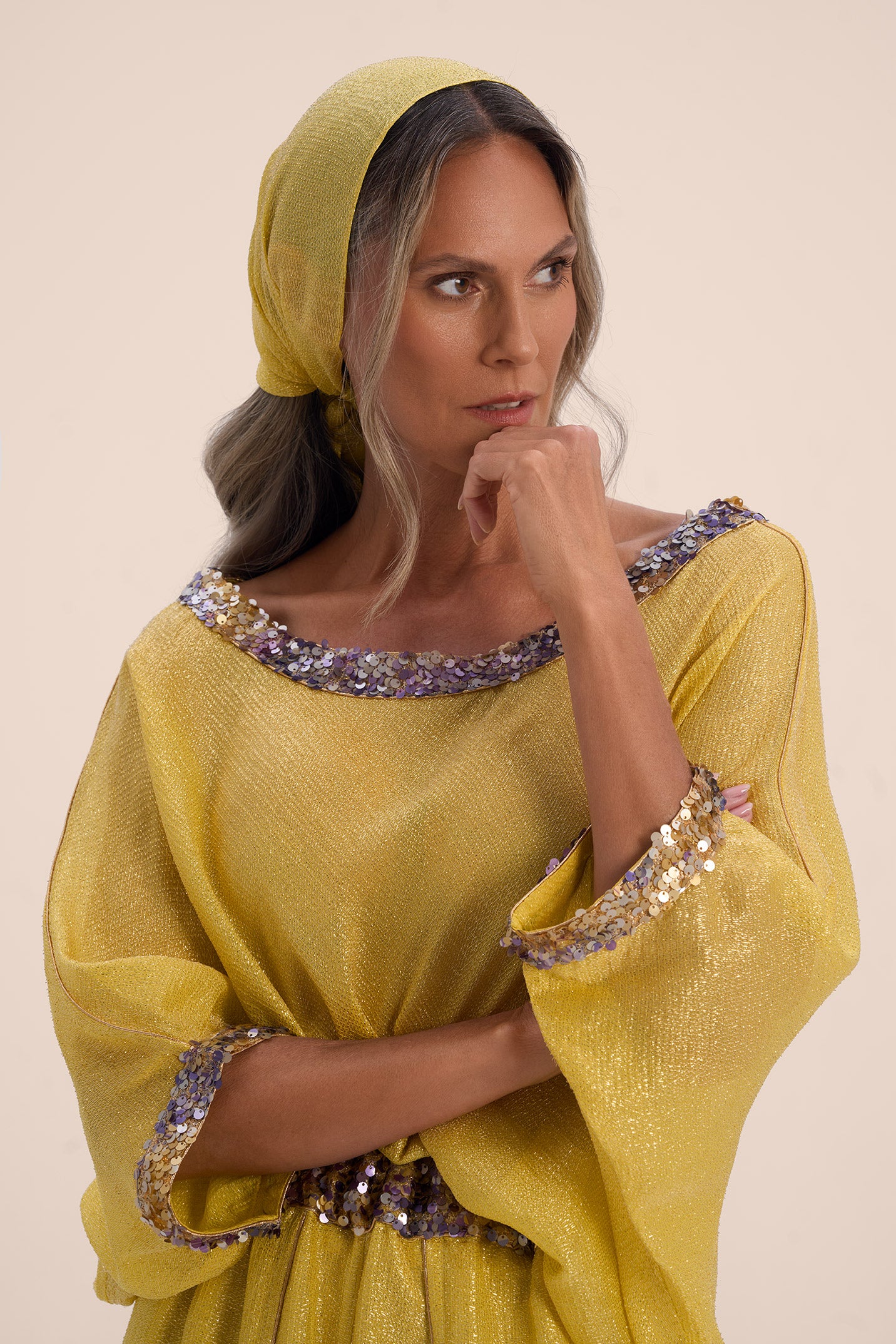 Woman AURA SILK BANDANA Toffee 2002771 | Sana Osmani