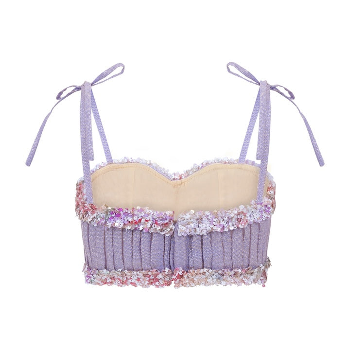 Woman AGOR BUSTIER TOP Aqua 2001136 | Sana Osmani