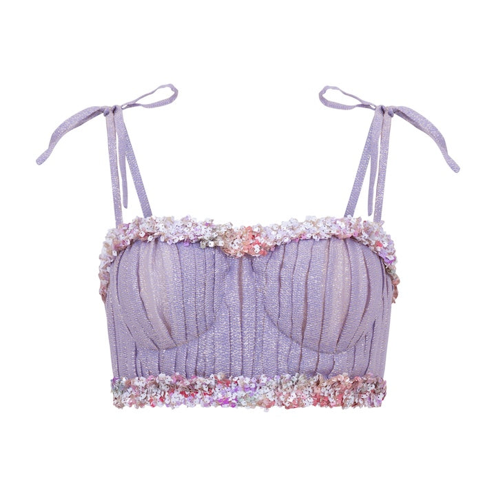 Woman AGOR BUSTIER TOP Aqua 2001136 | Sana Osmani
