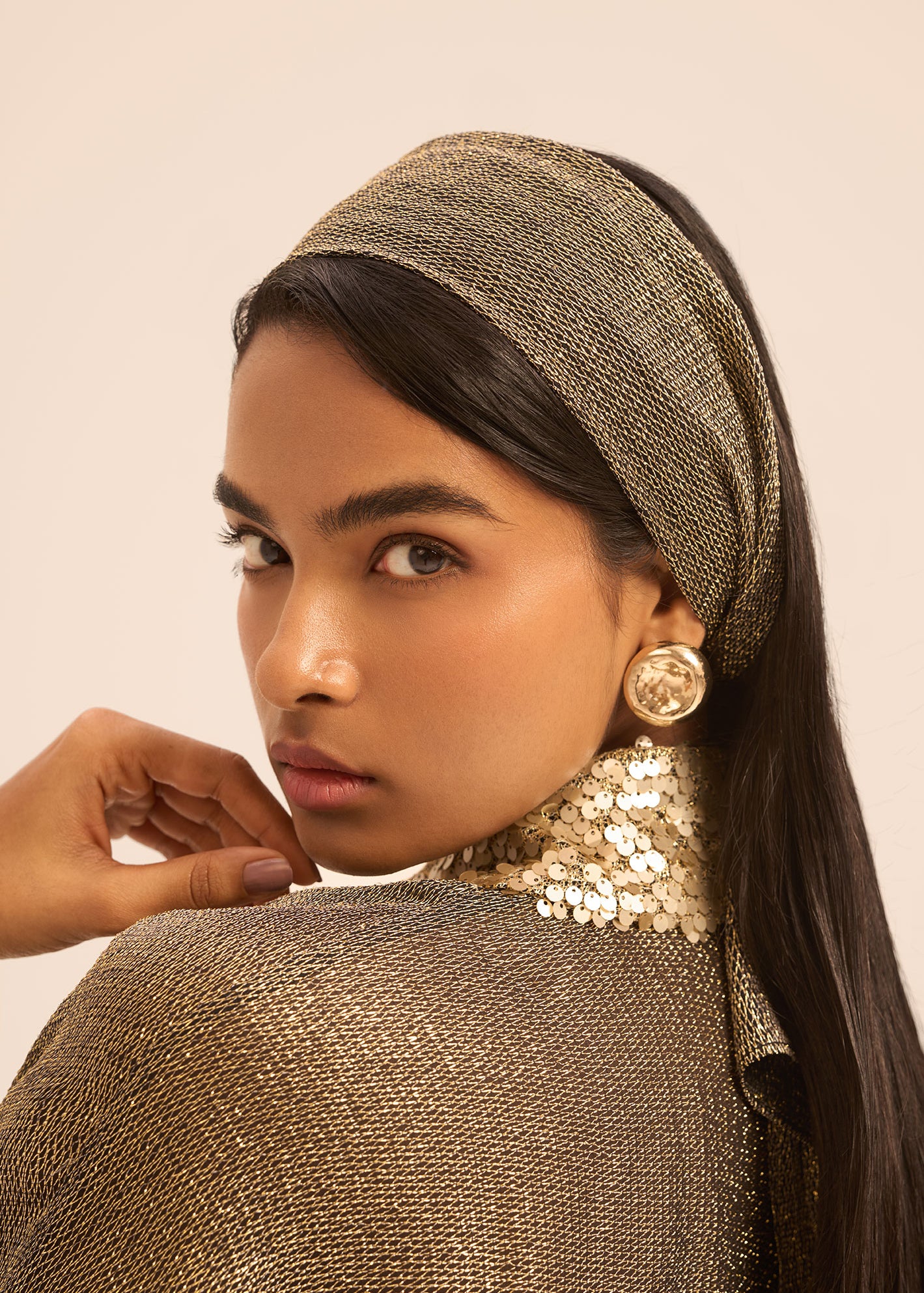 Woman AURA SILK BANDANA Toffee 2002771 | Sana Osmani