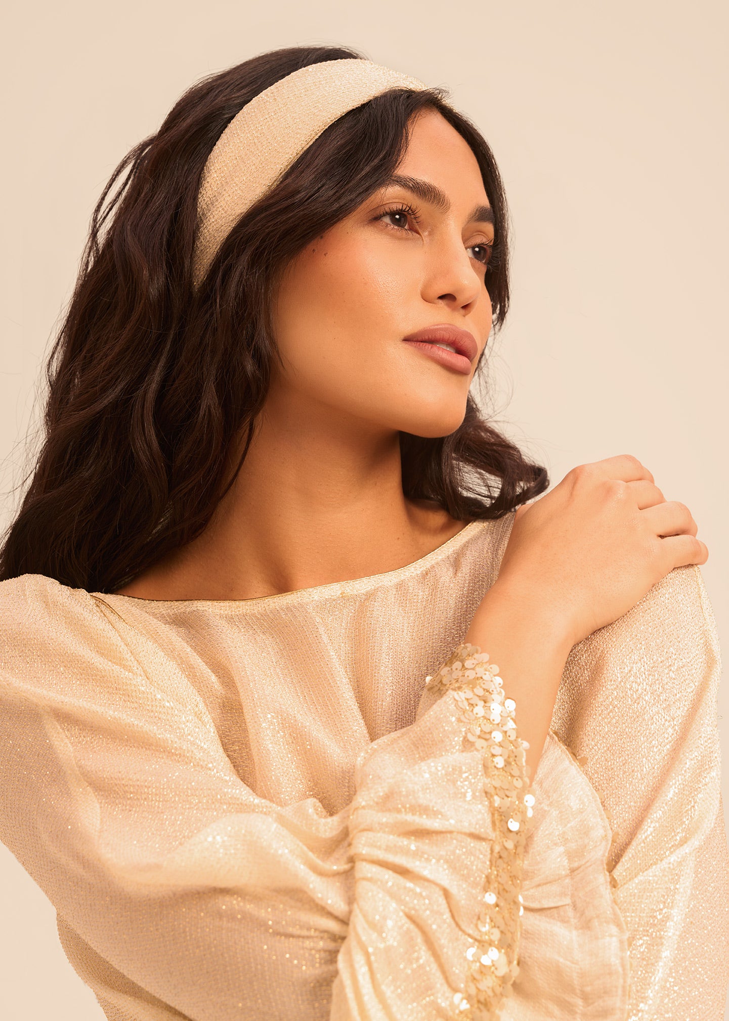 Woman AURA SILK BANDANA Toffee 2002771 | Sana Osmani