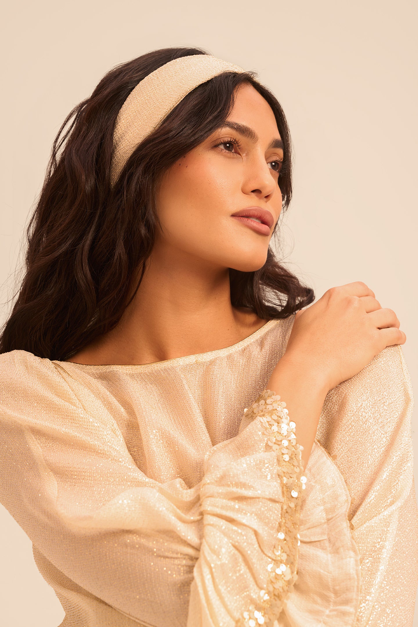 Woman AURA SILK BANDANA Toffee 2002771 | Sana Osmani