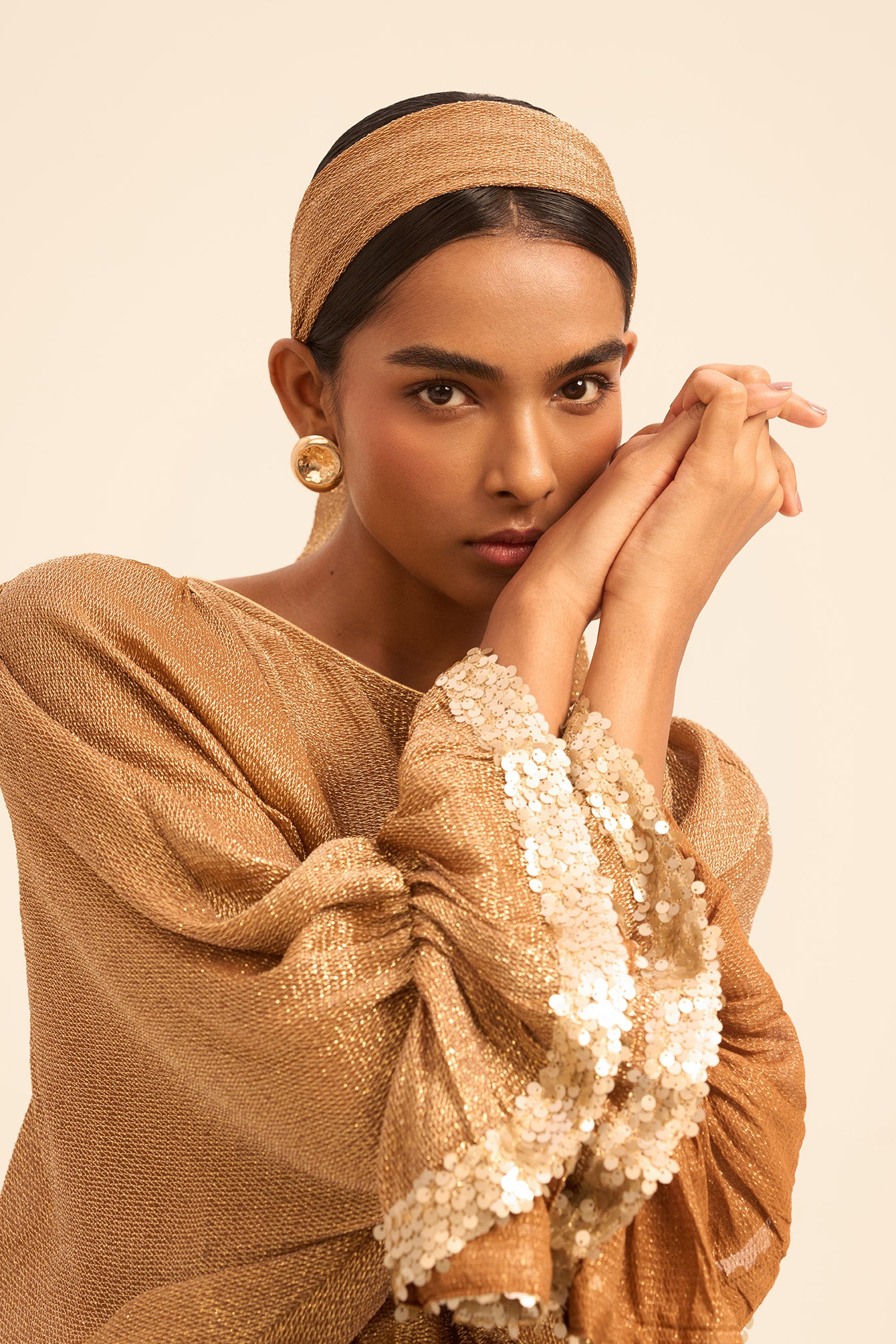 Woman AURA SILK BANDANA Toffee 2002771 | Sana Osmani