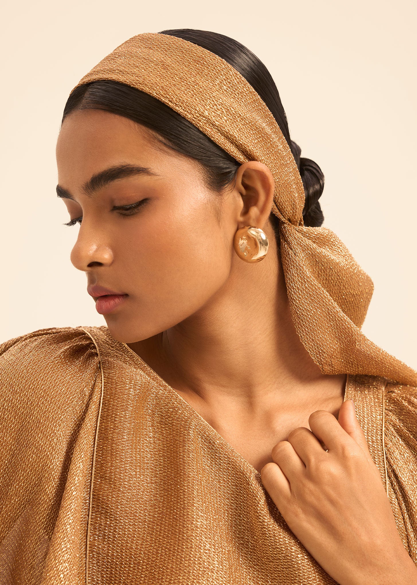 Woman AURA SILK BANDANA Toffee 2002771 | Sana Osmani