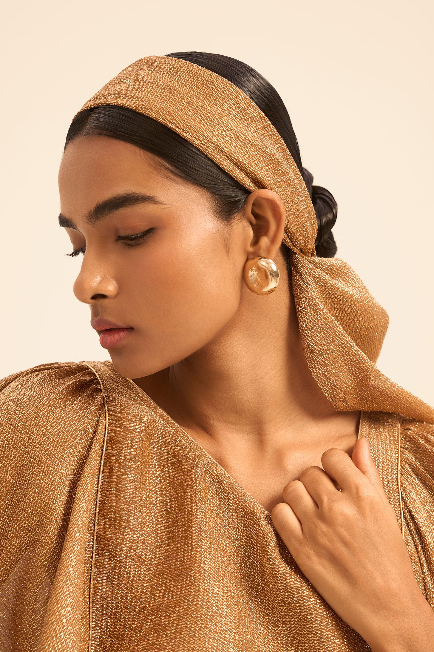 Woman AURA SILK BANDANA Toffee 2002771 | Sana Osmani