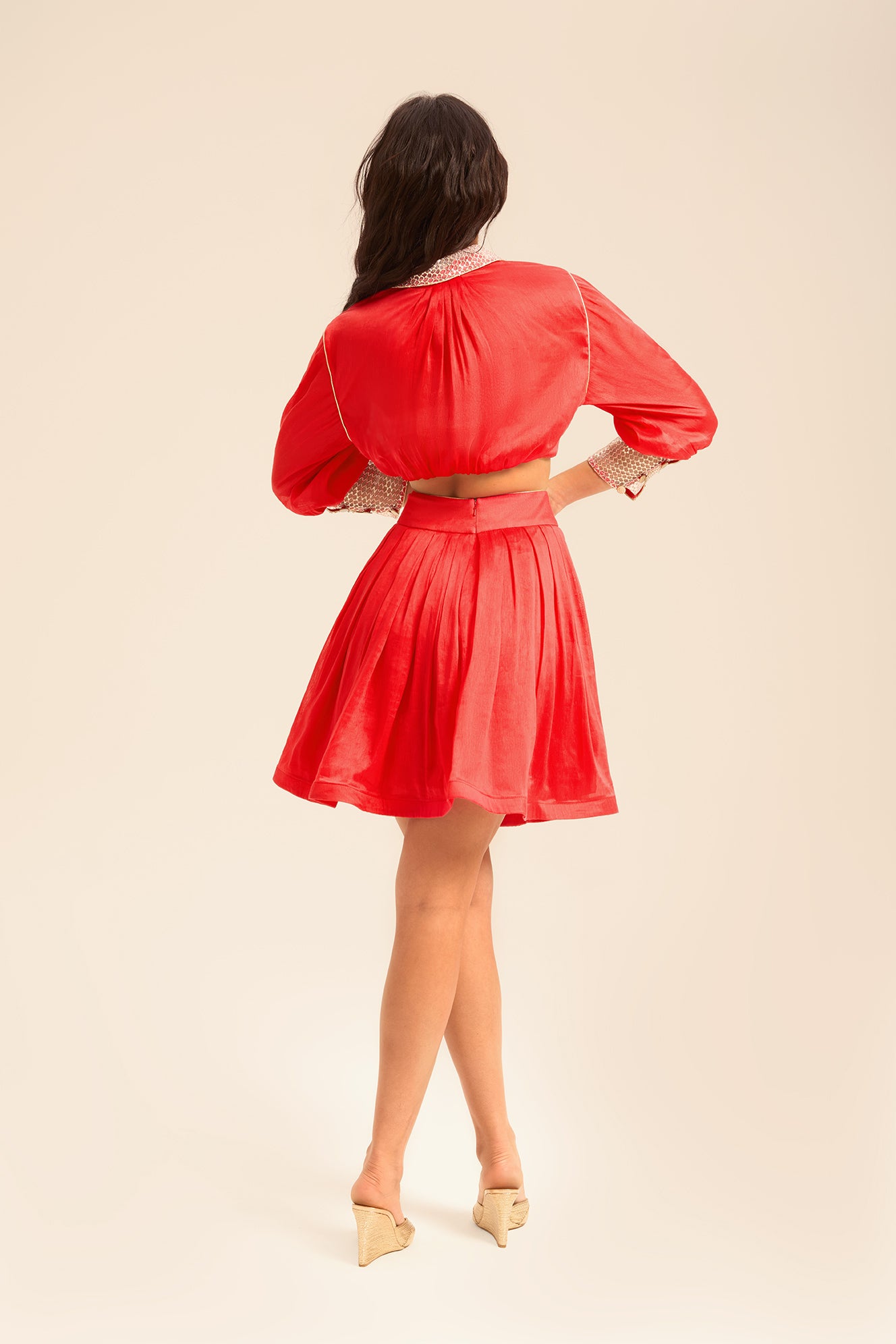 Woman DHALIA LINSILK TOP Vanilla 2003244 | Sana Osmani