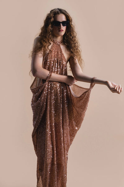 Woman CAMEO HECATE Sequin DRESS 2000060