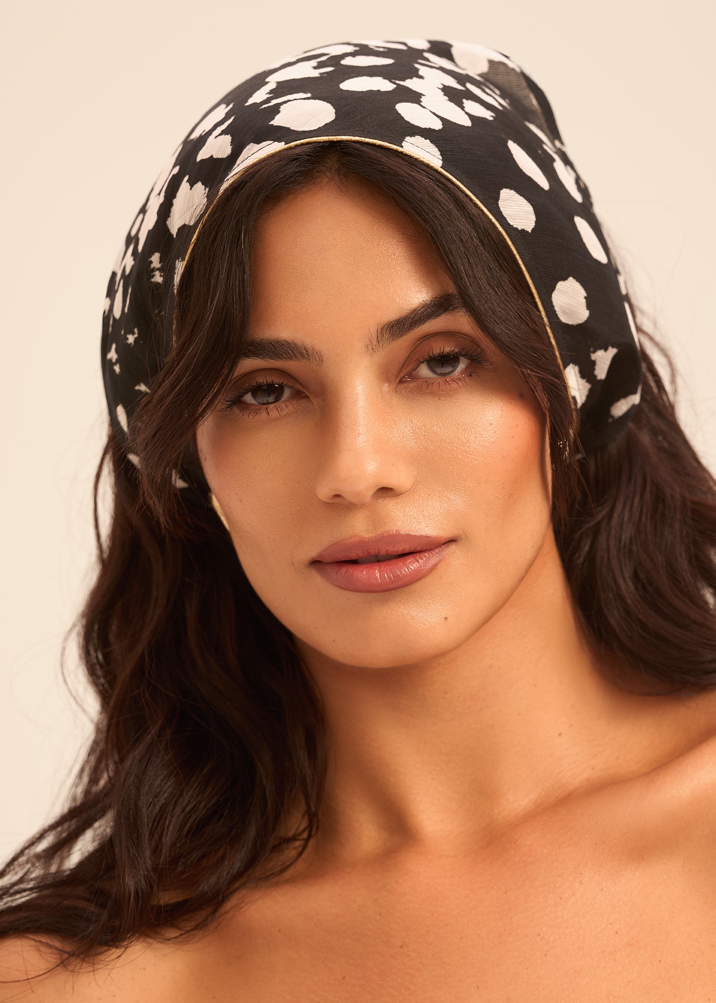 Woman HUJI LINSILK BANDANA Dalma Black 2002780 | Sana Osmani