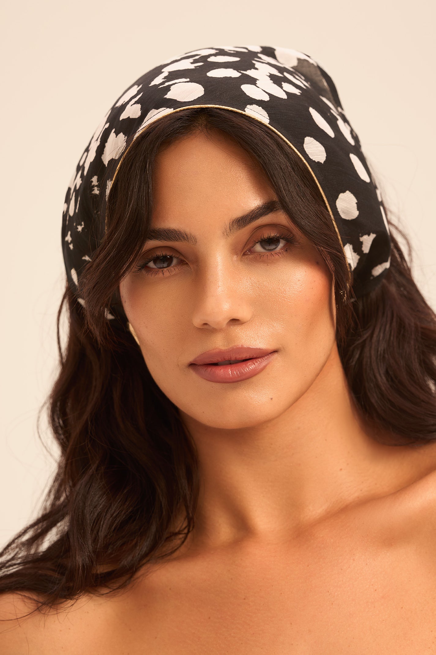 Woman HUJI LINSILK BANDANA Dalma Black 2002780 | Sana Osmani