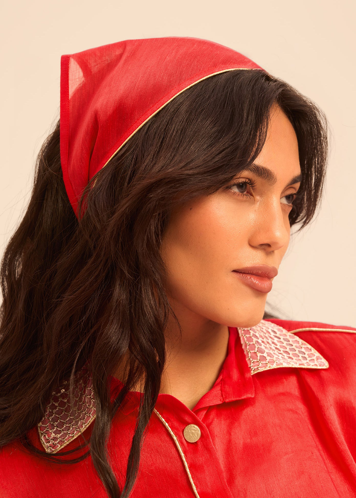 Woman HUJI LINSILK BANDANA Dalma Black 2002780 | Sana Osmani