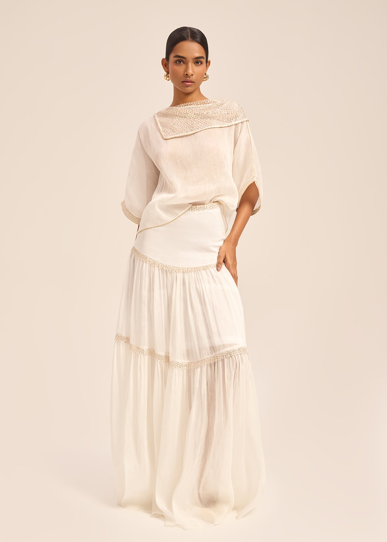 Woman JULIETTE LINSILK SKIRT Dalma Black 2003310 | Sana Osmani
