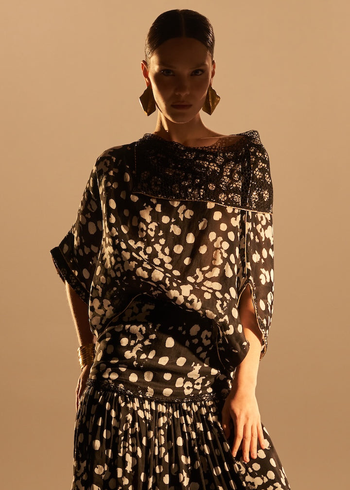 Woman JULIETTE LINKSILK SHIRT Dalma Black 2003292 | Sana Osmani