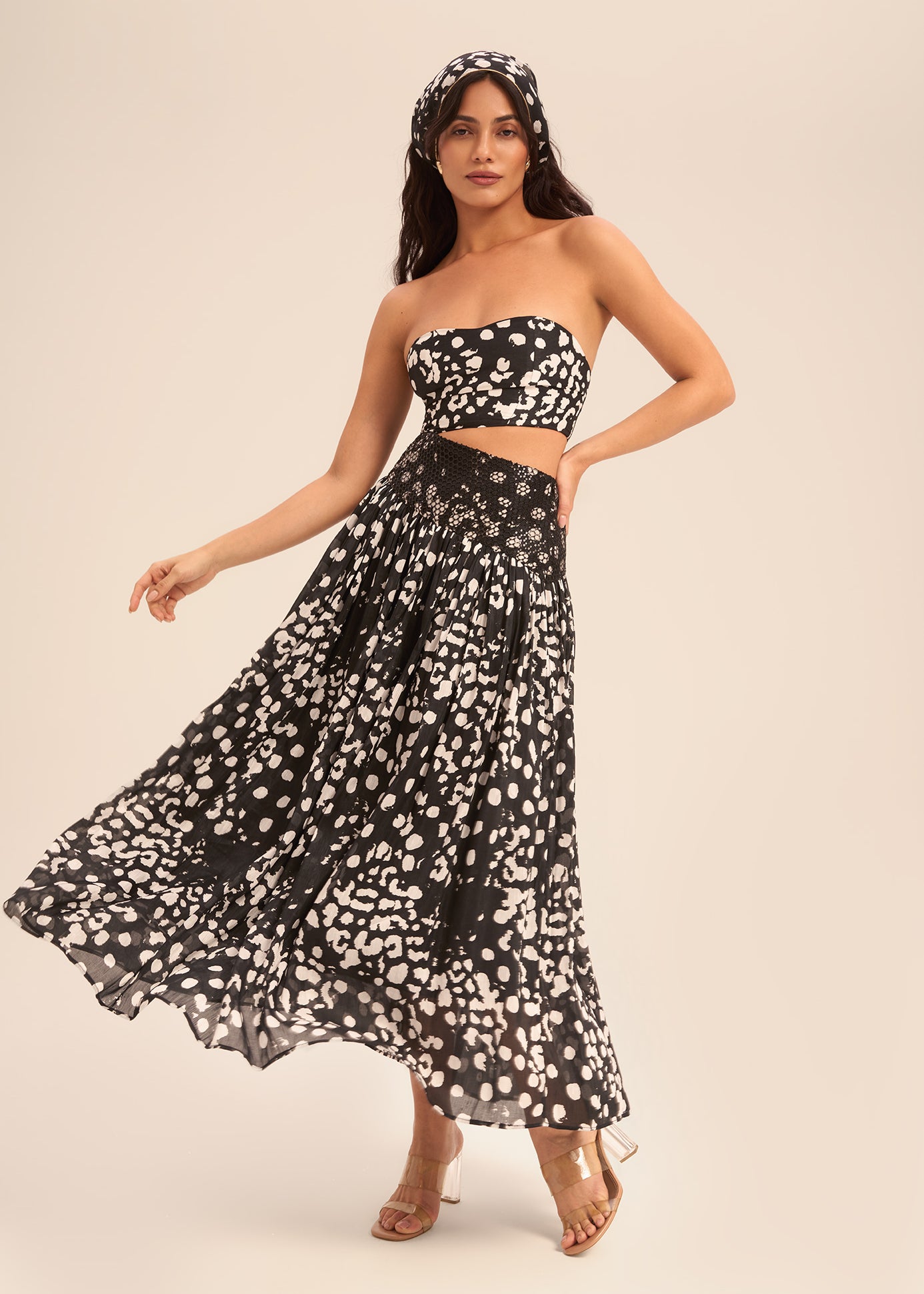 Woman LENORA LONG LENGTH LINSILK DRESS Blush 2003157 | Sana Osmani