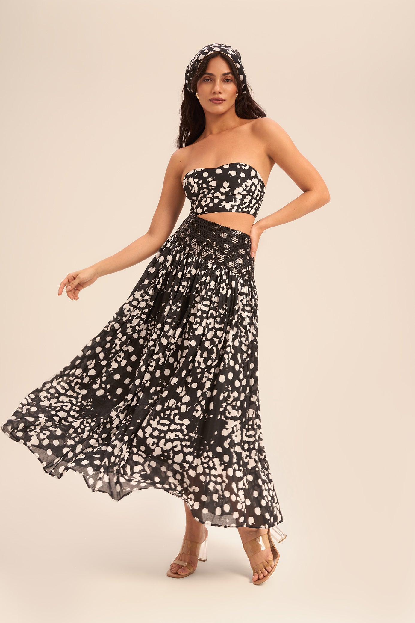 Woman LENORA LONG LENGTH LINSILK DRESS Blush 2003157 | Sana Osmani