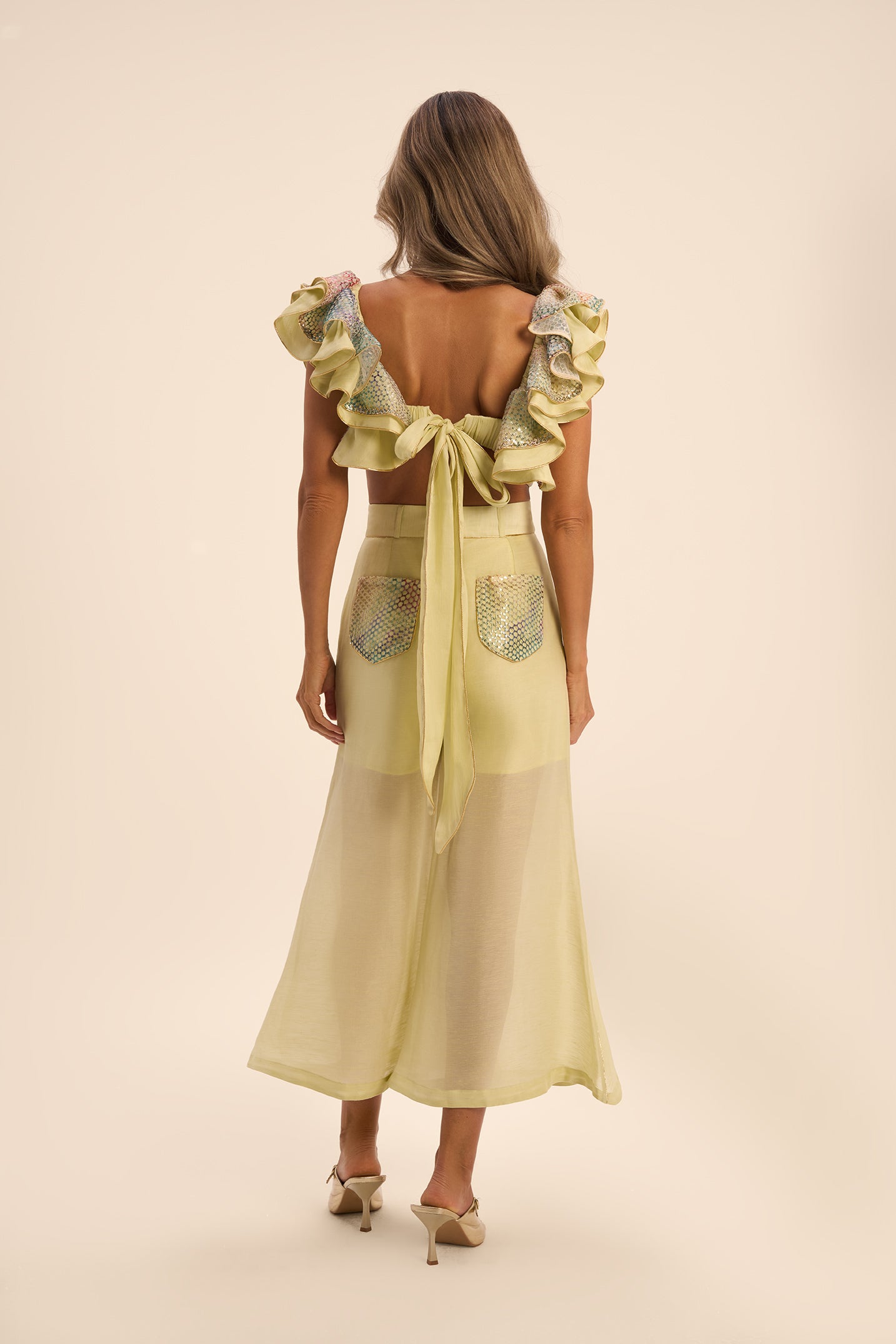 Woman MILI TOP AND PANTS SET Fuchsia 2002356 | Sana Osmani