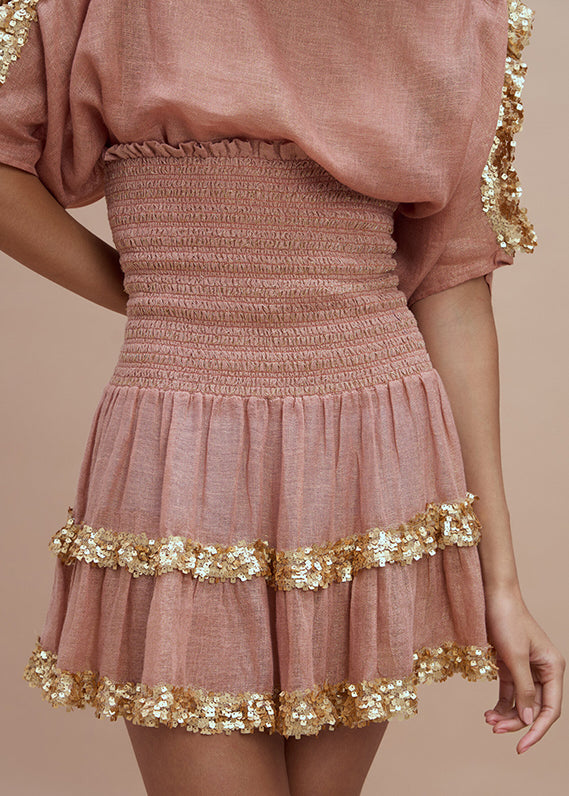 Woman Cameo gold MELODIYA Skirt 2000314 | Sana Osmani Woman Cameo gold MELODIYA Skirt 2000314 | Sana Osmani