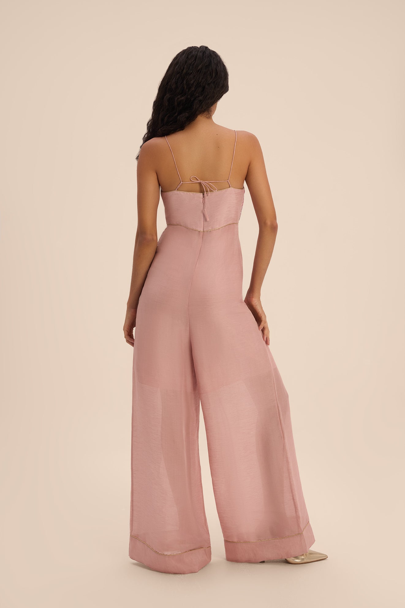 Woman PAPAVERO LINKSILK JUMPSUIT Blush 2002973 | Sana Osmani