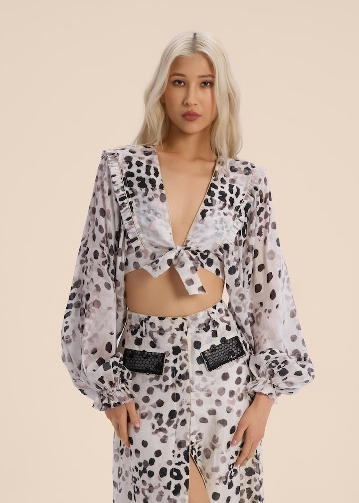 Woman PEONEY LINSILK TOP Dalma White 2002910 | Sana Osmani