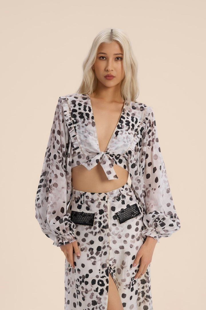 Woman PEONEY LINSILK TOP Dalma White 2002910 | Sana Osmani