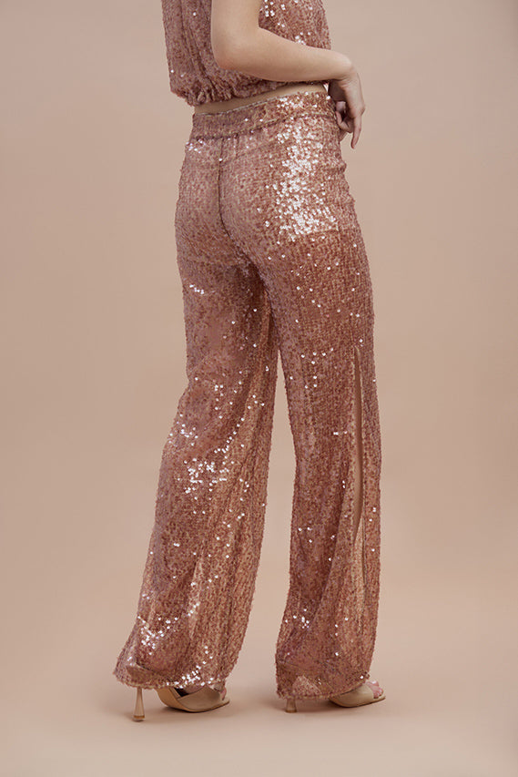 Woman PRIAPRE Sequin Pants Black 2000073 | Sana Osmani