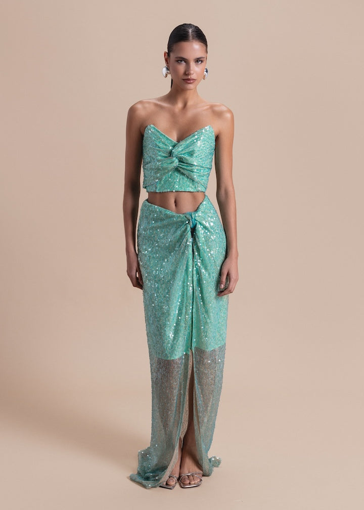 Woman Rio Skirt Aqua 2001203 | Sana Osmani
