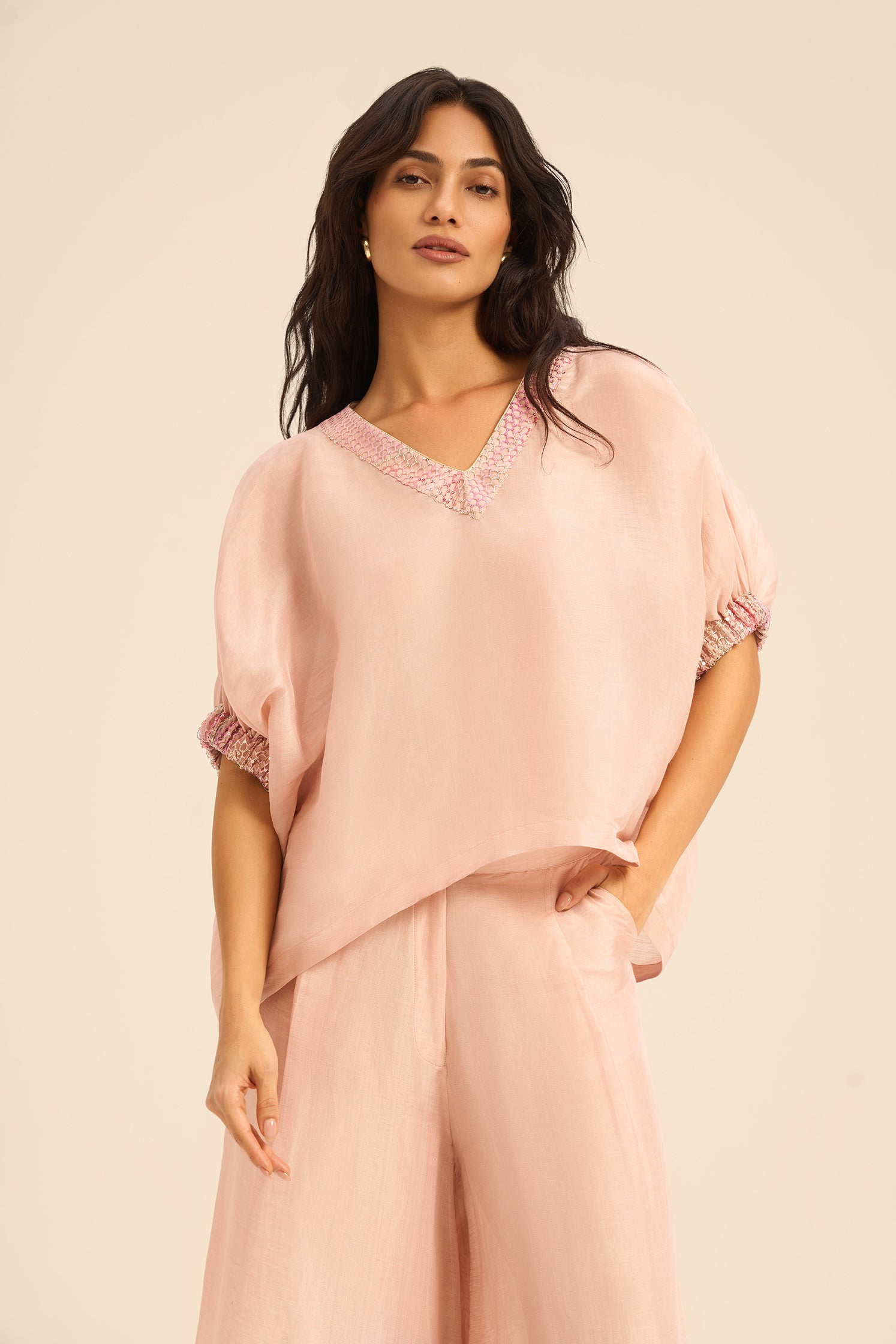 Woman مجموعة بليزر وسروال أوركيديا لينسيلك أسود 2002839 | Sana Osmani