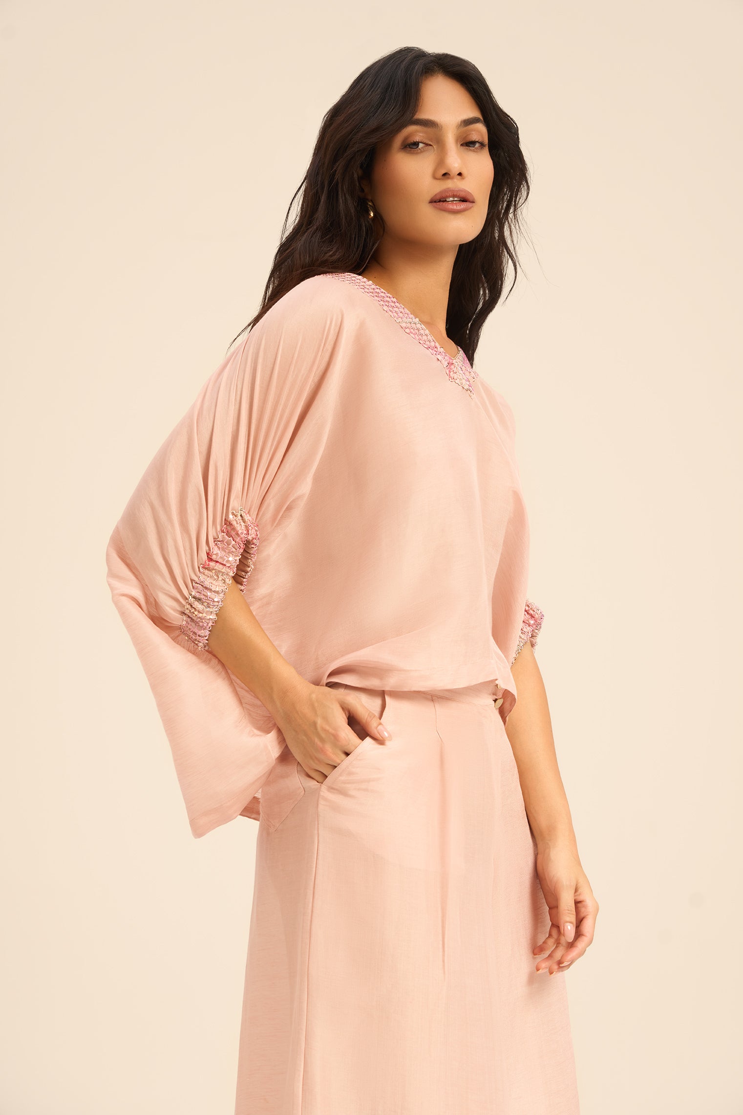 Woman مجموعة بليزر وسروال أوركيديا لينسيلك أسود 2002839 | Sana Osmani