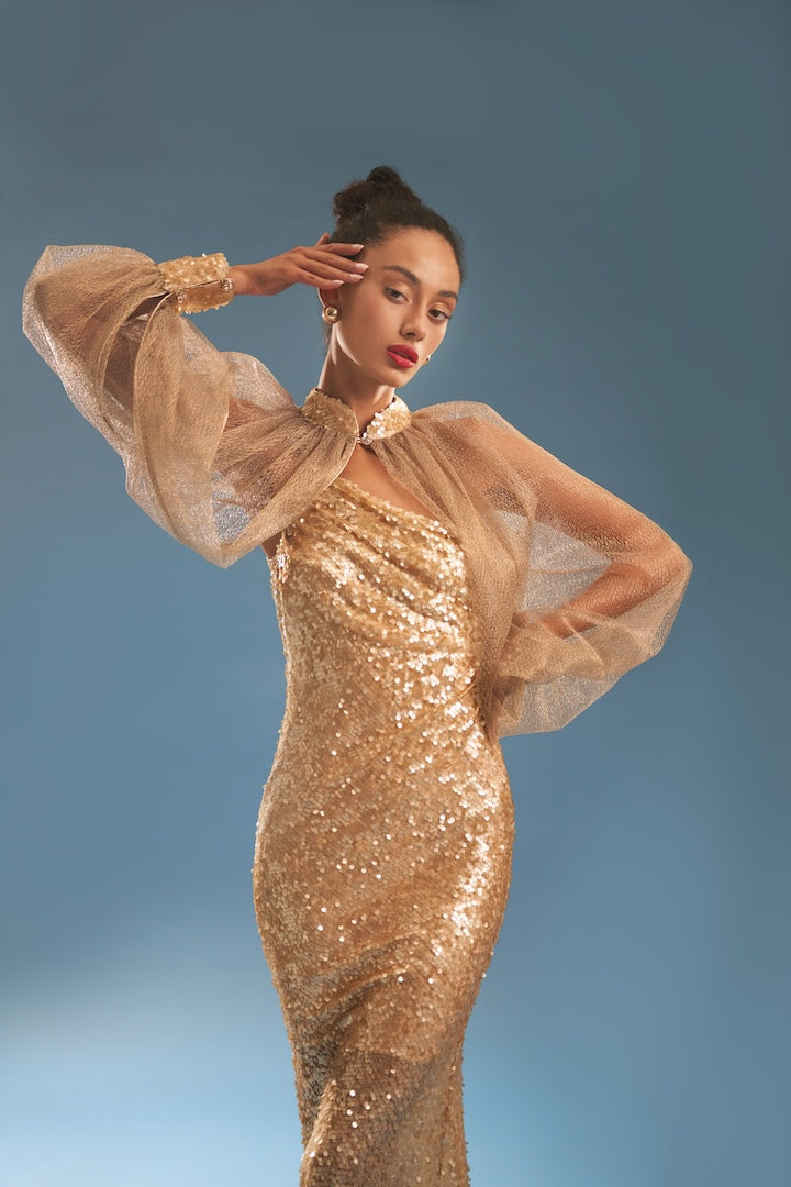 Woman Amber Sequin Dress Gelato Sequin 2002031 | Sana Osmani