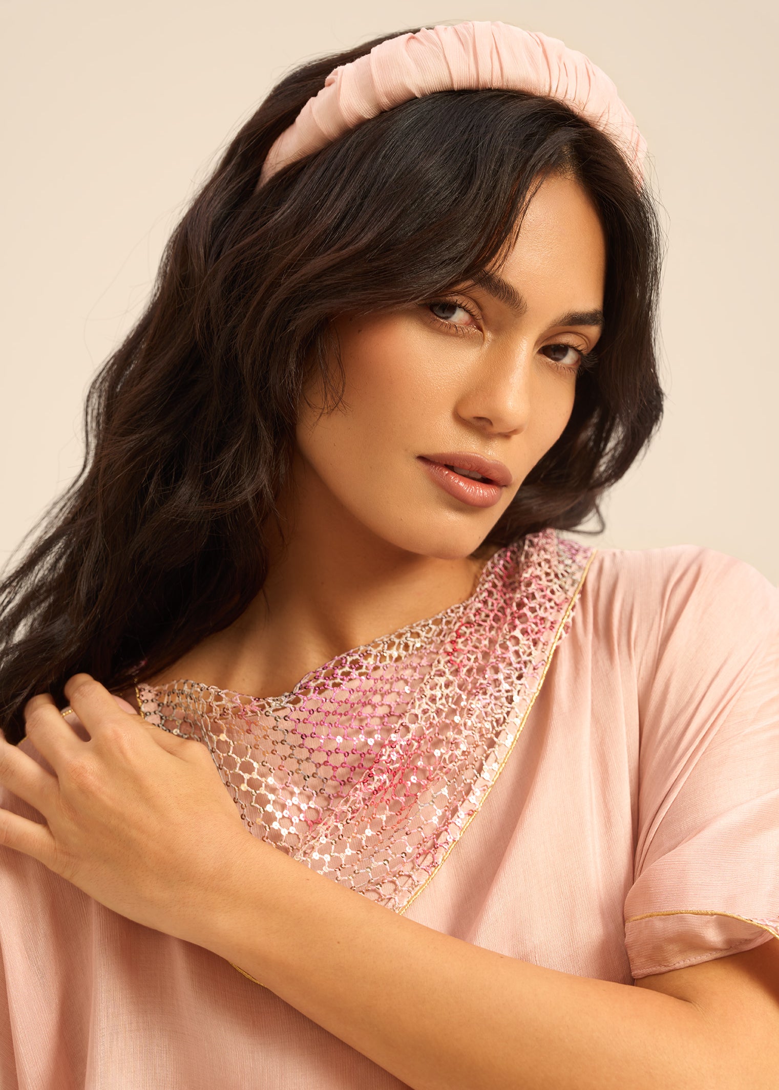 Woman PALOMA HEADBAND Blush 2002784 | Sana Osmani