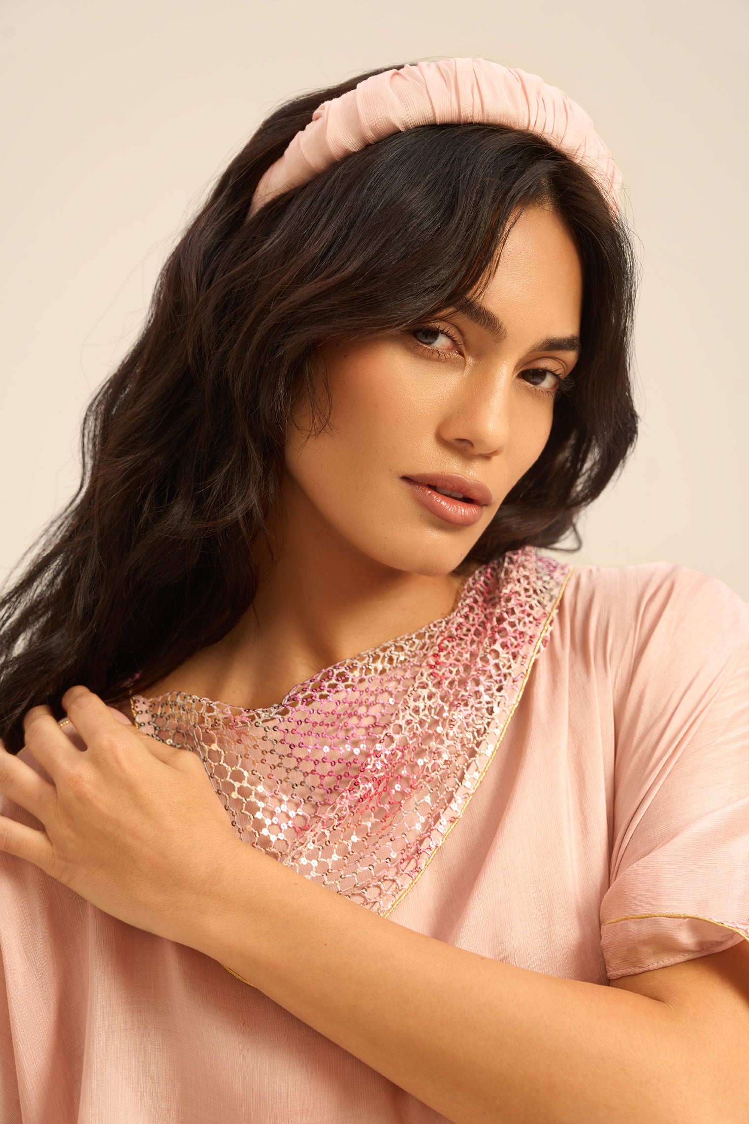 Woman PALOMA HEADBAND Blush 2002784 | Sana Osmani