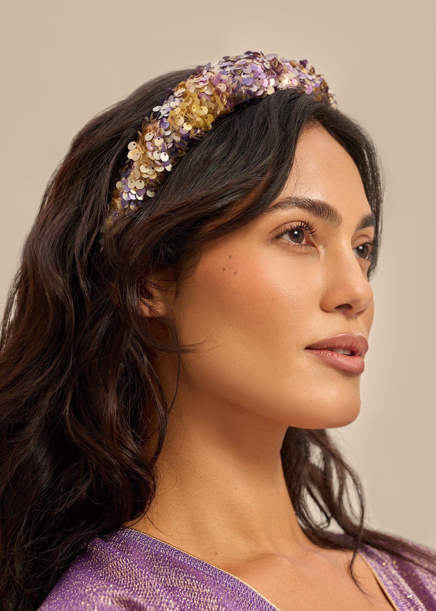 Woman شريط رأس شيفا Violet Gold 2002872 | Sana Osmani